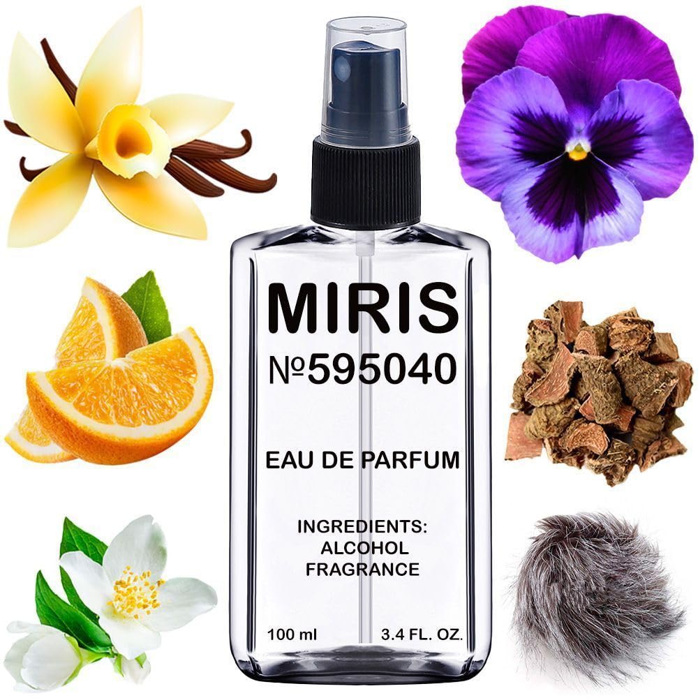 MIRIS Eau de Parfum 100ml front view with floral design