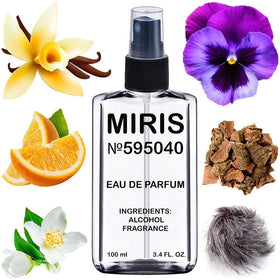 MIRIS Eau de Parfum 100ml front view with floral design