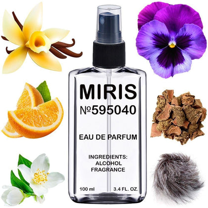 MIRIS Eau de Parfum 100ml front view with floral design