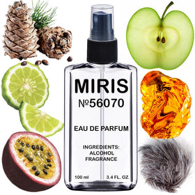 MIRIS Eau de Parfum 100ml front view with floral design