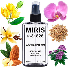 MIRIS Eau de Parfum 100ml front view with floral design