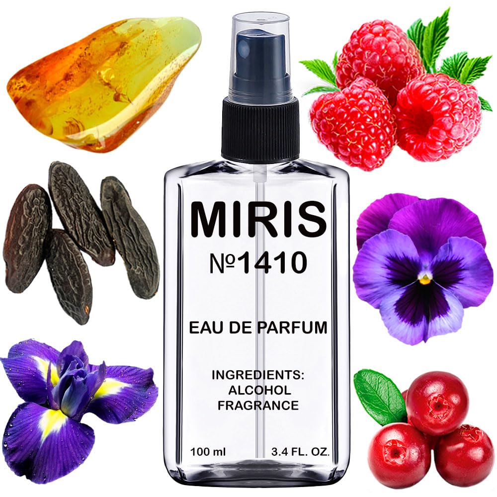 MIRIS Eau de Parfum 100ml front view with floral design