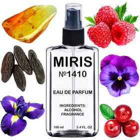 MIRIS Eau de Parfum 100ml front view with floral design