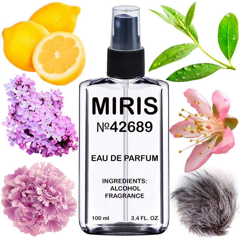 MIRIS Eau de Parfum 100ml front view with floral design