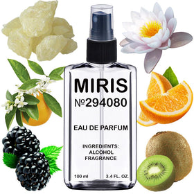 MIRIS Eau de Parfum 100ml front view with floral design