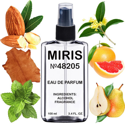 MIRIS Eau de Parfum 100ml front view with floral design