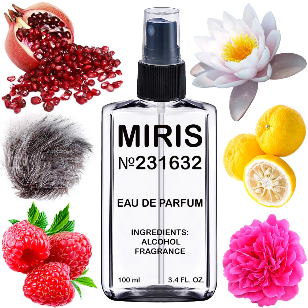MIRIS Eau de Parfum 100ml front view with floral design