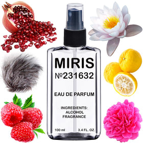 MIRIS Eau de Parfum 100ml front view with floral design