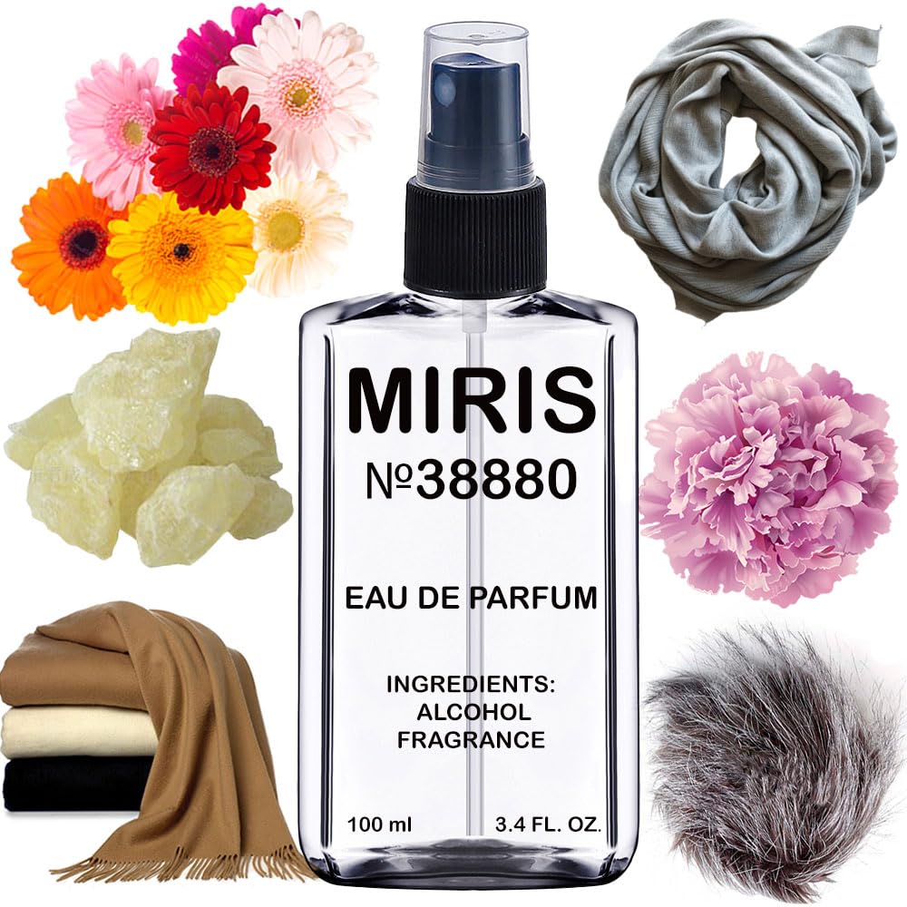 MIRIS Eau de Parfum 100ml front view with floral design
