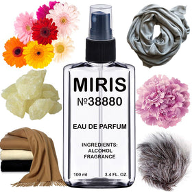 MIRIS Eau de Parfum 100ml front view with floral design