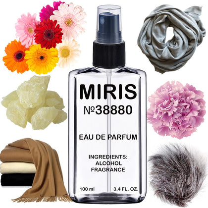 MIRIS Eau de Parfum 100ml front view with floral design