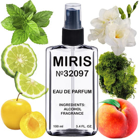 MIRIS Eau de Parfum 100ml front view with floral design