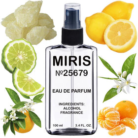 MIRIS Eau de Parfum 100ml front view with recyclable bottle