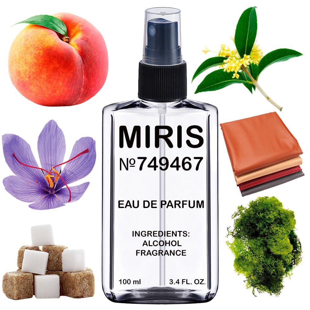 MIRIS Eau de Parfum 100ml front view with spray nozzle