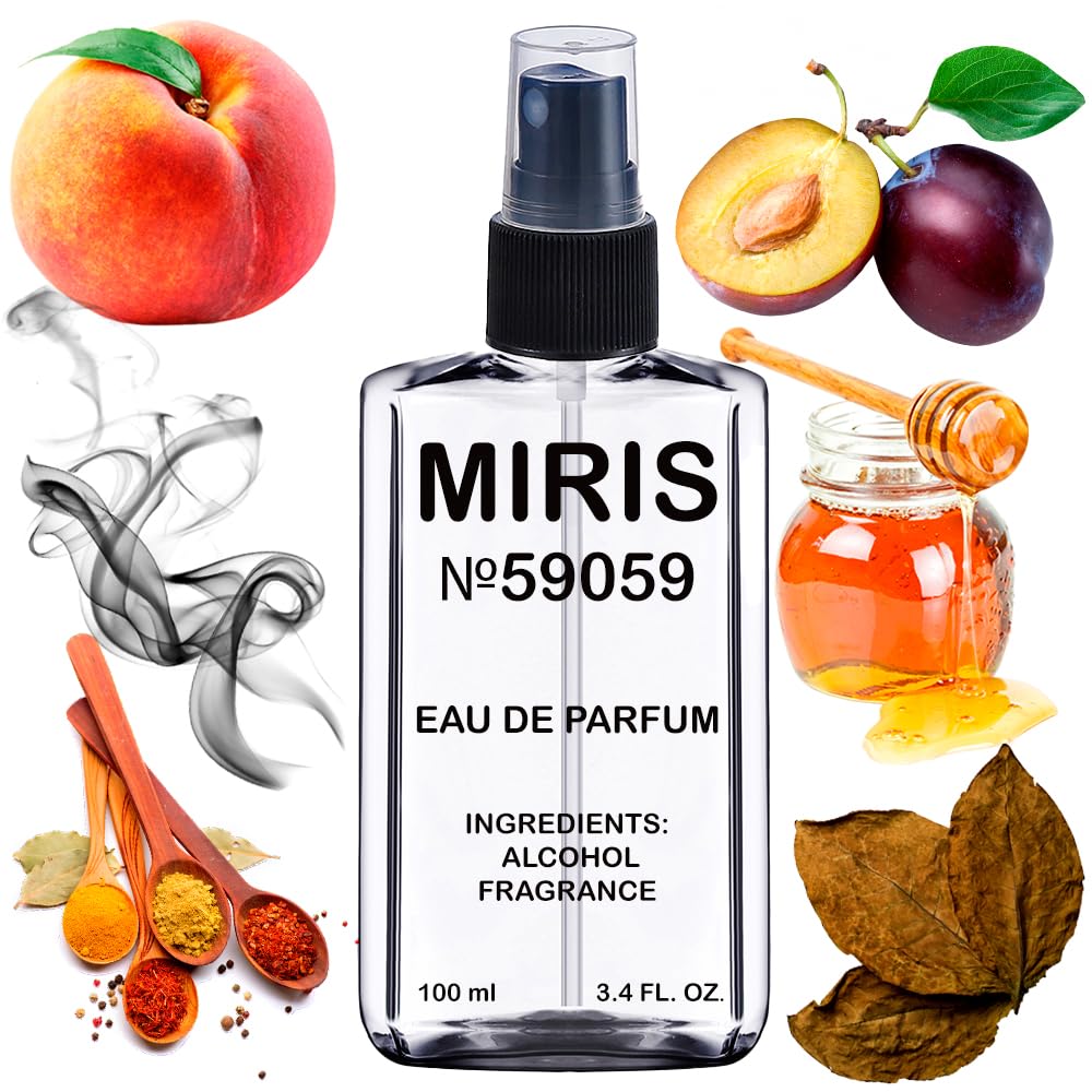 MIRIS Eau de Parfum 100ml front view with spray nozzle