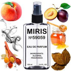 MIRIS Eau de Parfum 100ml front view with spray nozzle