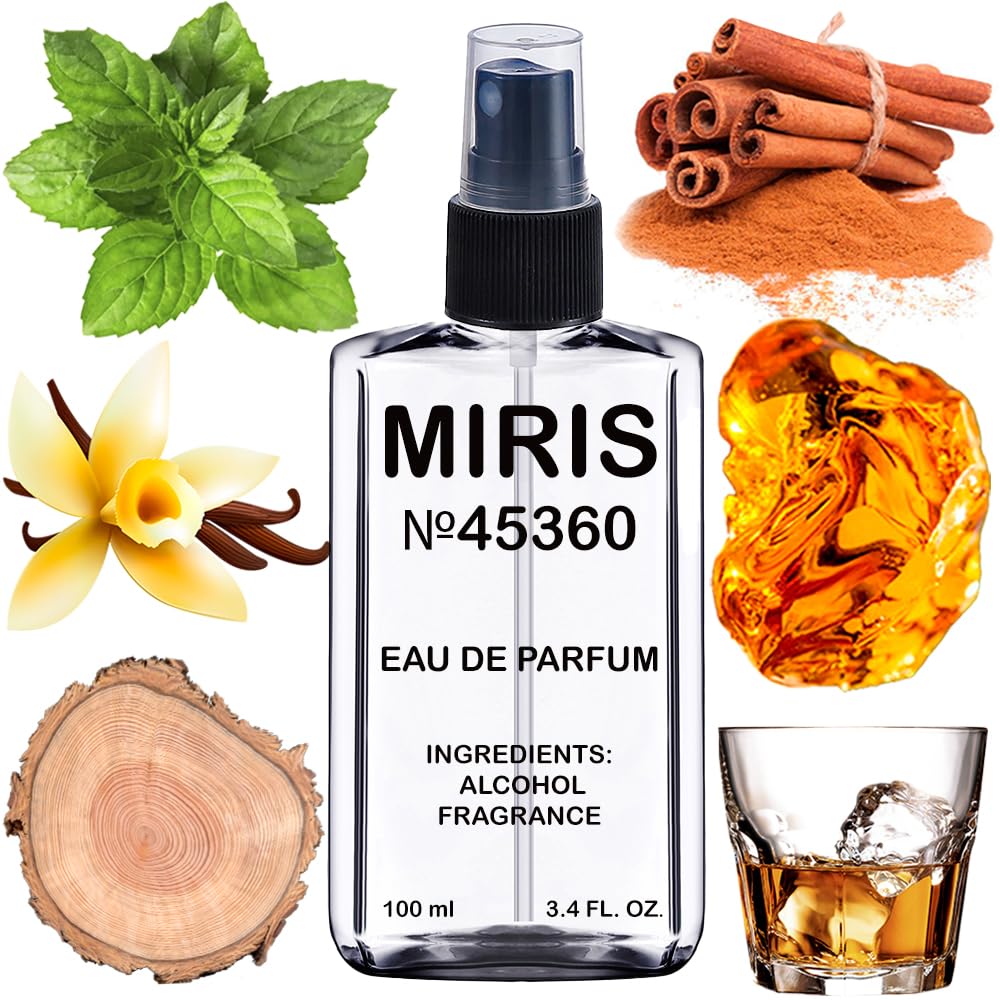 MIRIS Eau de Parfum 100ml front view with woody and spicy scent