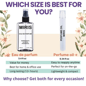 MIRIS Eau de Parfum 100ml in lifestyle setting