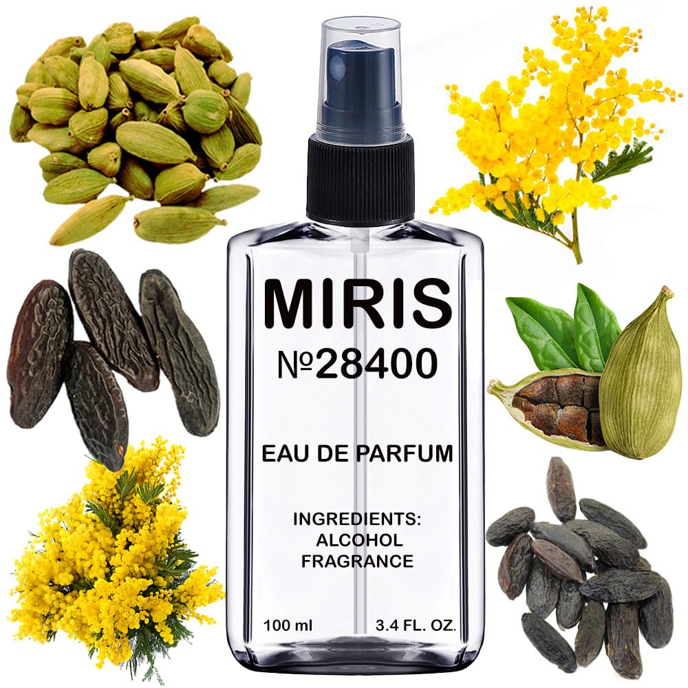 MIRIS Eau de Parfum 3.4 Fl Oz bottle front view with floral design