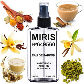 MIRIS Eau de Parfum 3.4 Fl Oz bottle front view with spiced vanilla scent