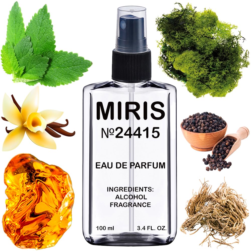 MIRIS Eau de Parfum for Men 3.4 Fl Oz front view