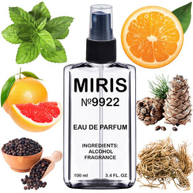 MIRIS No. 9922 Eau de Parfum 100 ml spray bottle front view