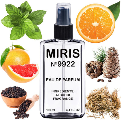 MIRIS No. 9922 Eau de Parfum 100 ml spray bottle front view