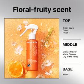 Mise En Scene Hair Mist in a bathroom setting
