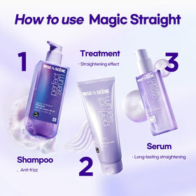 Mise En Scene Magic Straight Perfect Serum packaging side view