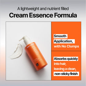 Mise En Scene Perfect Base Up Essence application on hair
