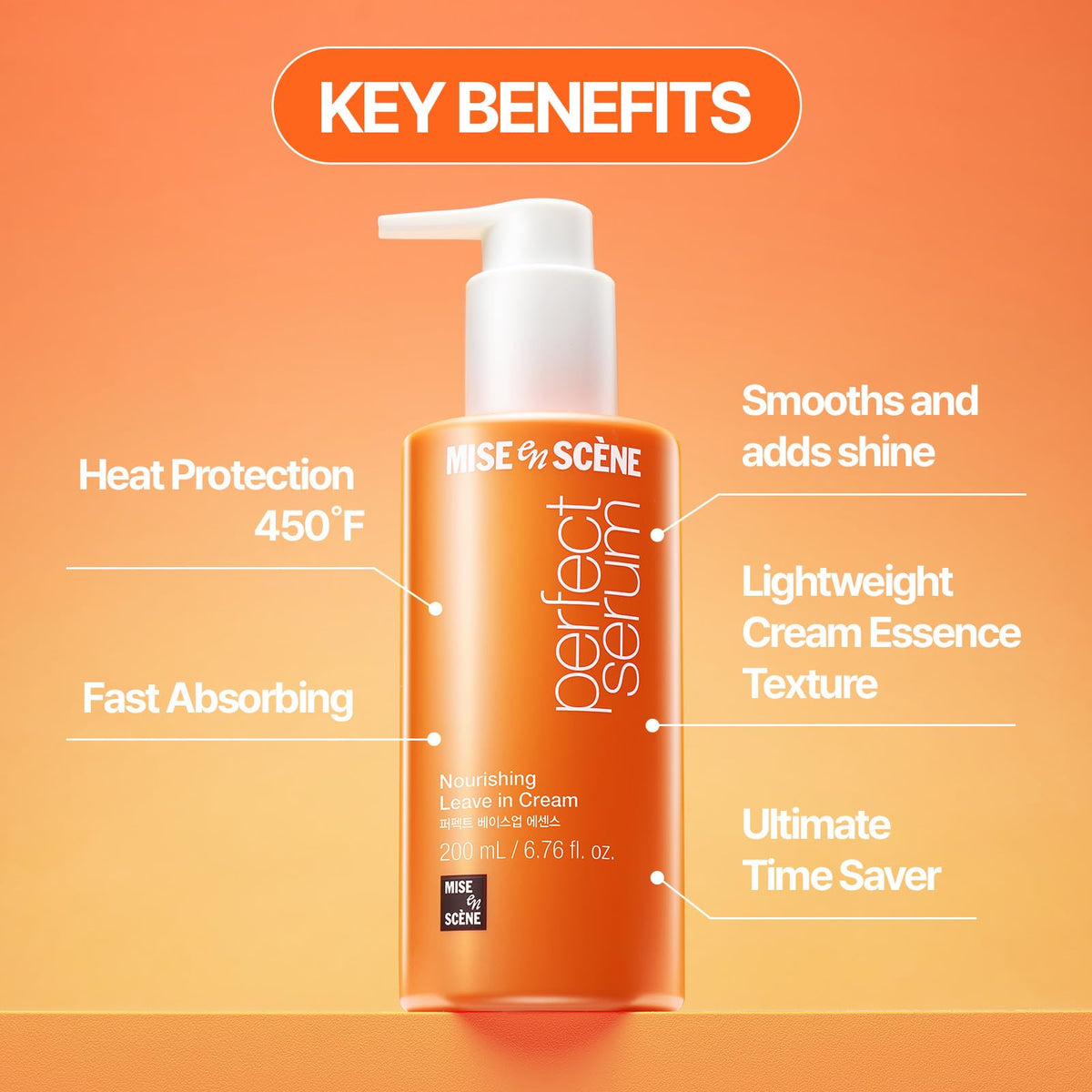 Mise En Scene Perfect Base Up Essence bottle side view