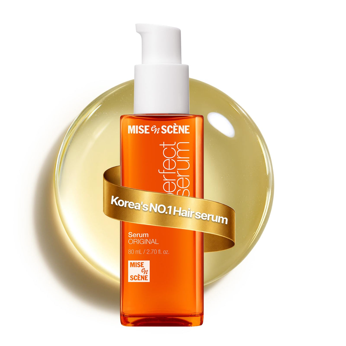Mise En Scene Perfect Serum Original front view with fruity floral scent