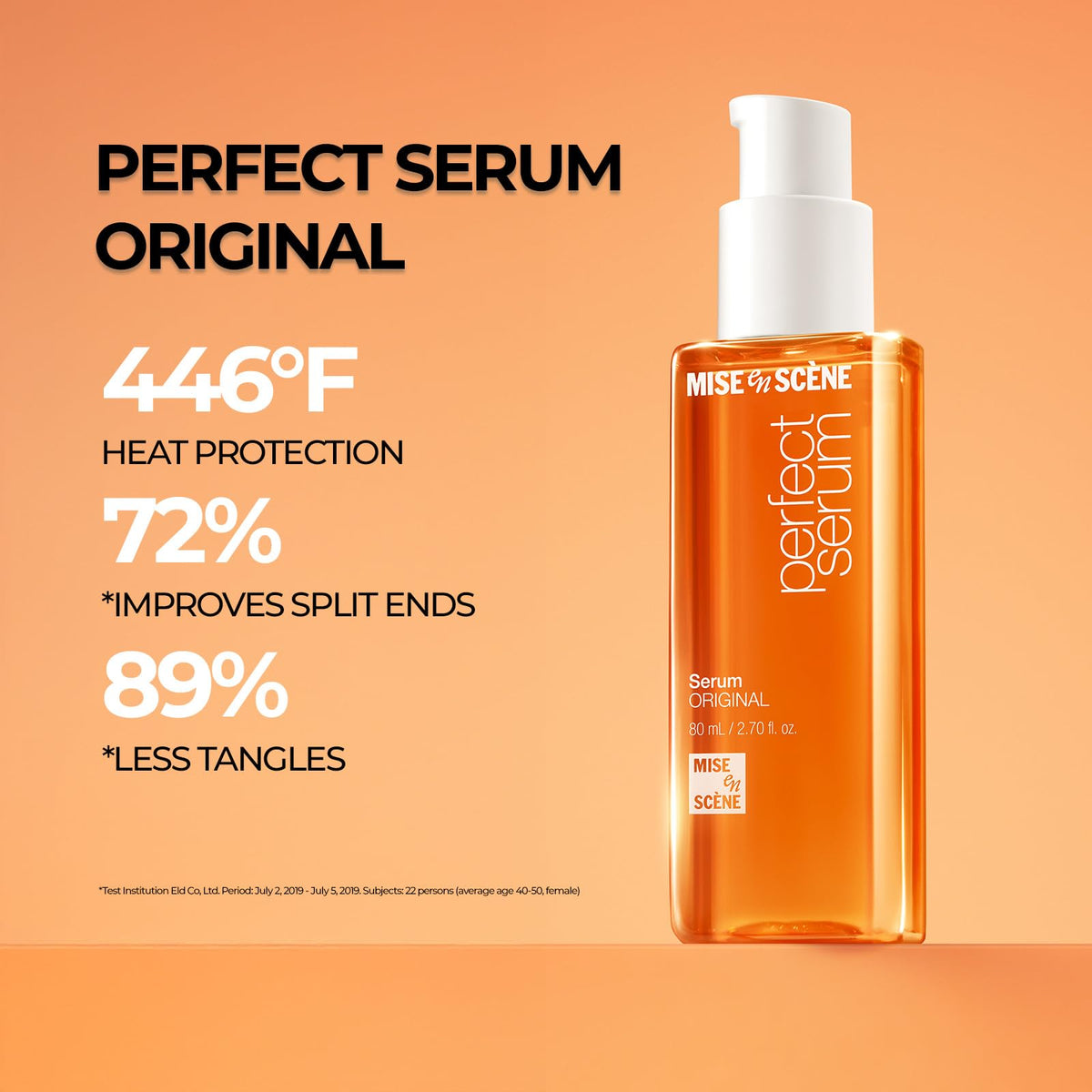 Mise En Scene Perfect Serum Original on a vanity