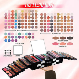 MISS ROSE M eyeshadow palette showcasing various colours