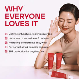 MISSHA M Perfect Cover BB Cream No.21 Light Beige application