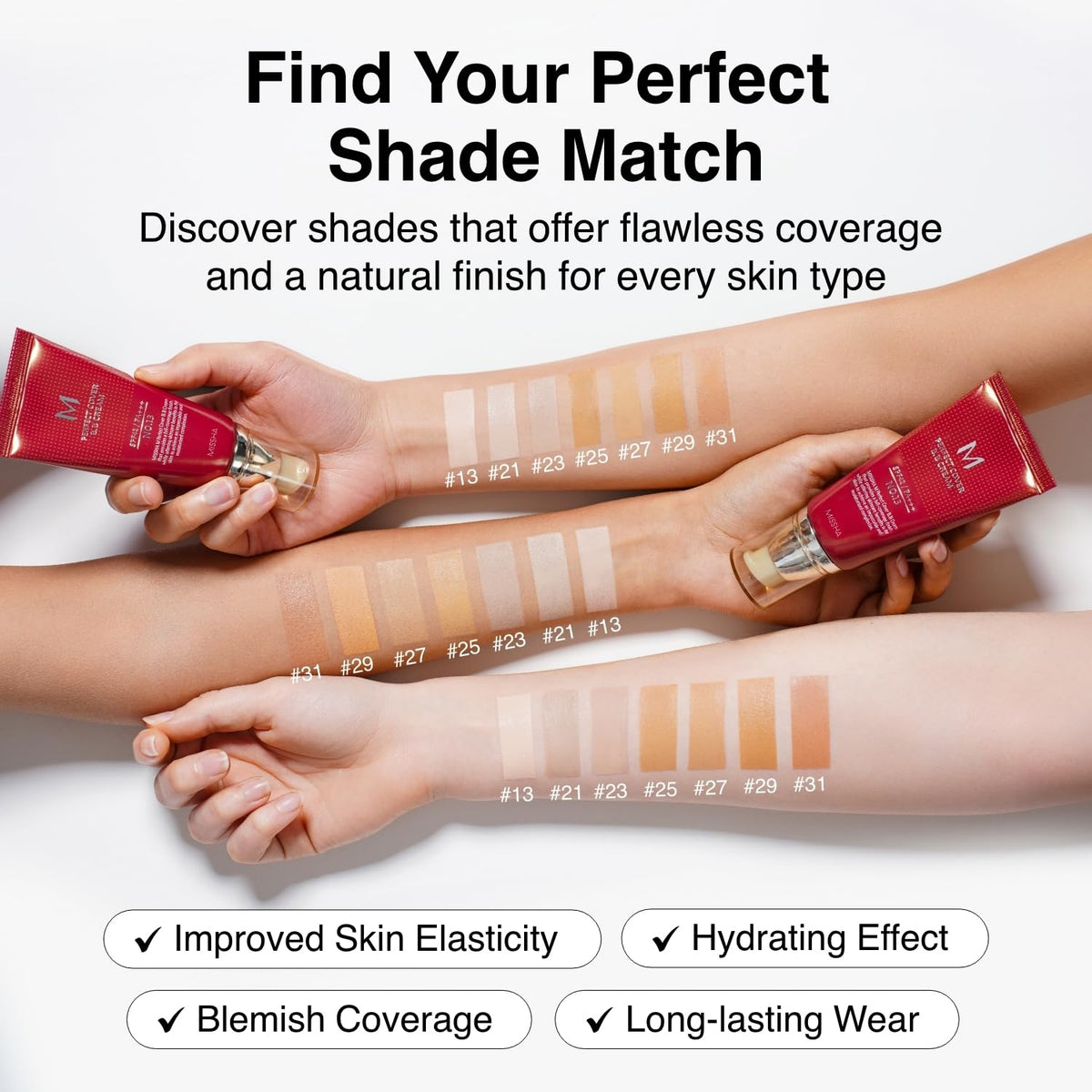 MISSHA M Perfect Cover BB Cream No.21 Light Beige in lifestyle setting