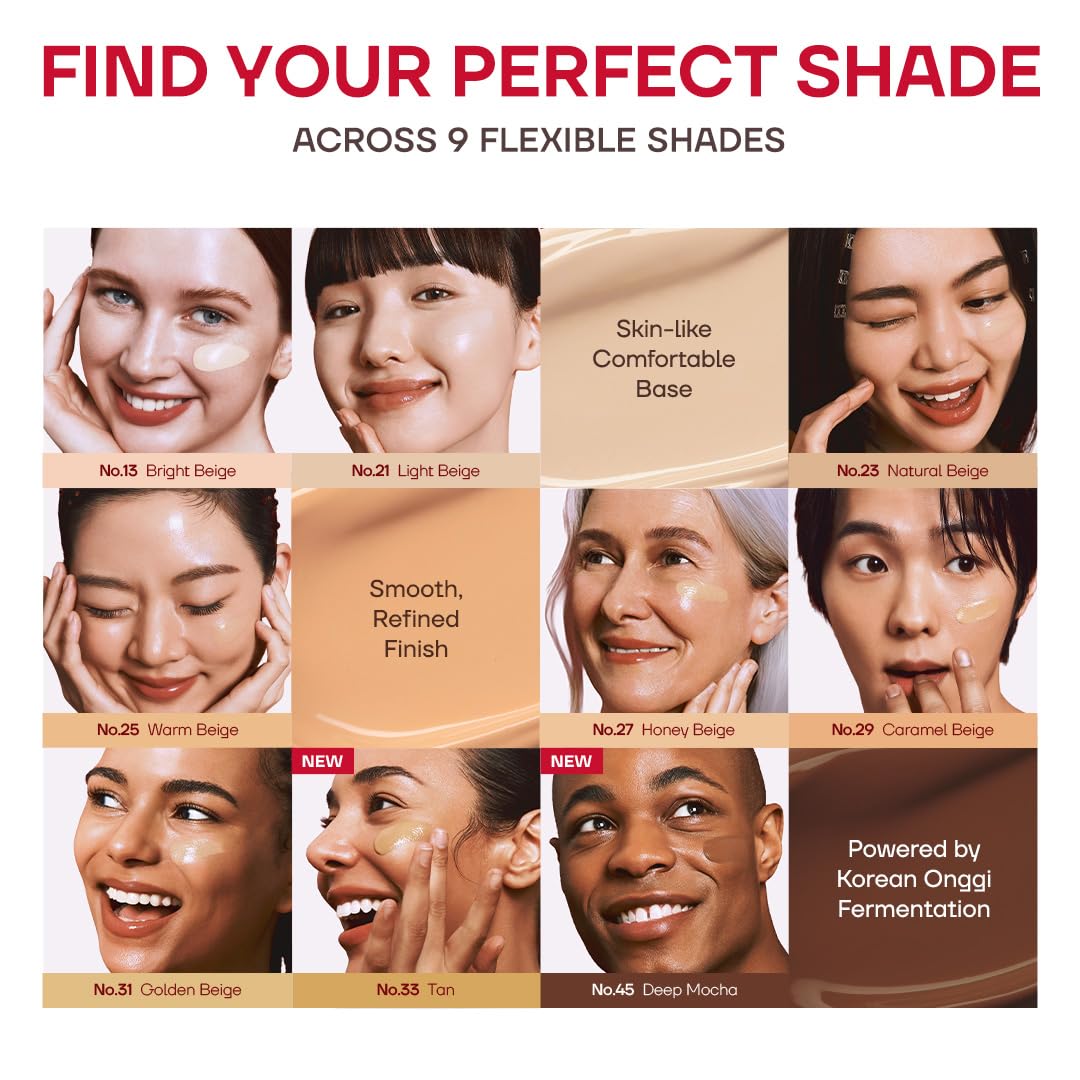 MISSHA M Perfect Cover BB Cream No.25 Warm Beige with makeup tools
