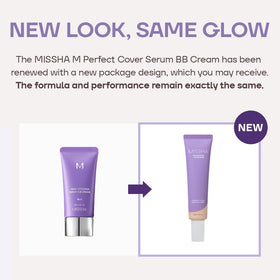 MISSHA M Perfect Cover Serum BB Cream No.21 Light Beige packaging