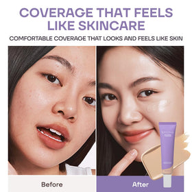 MISSHA M Perfect Cover Serum BB Cream No.23 Natural Beige application on skin