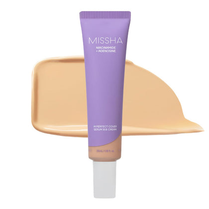 MISSHA M Perfect Cover Serum BB Cream No.25 Warm Beige front view