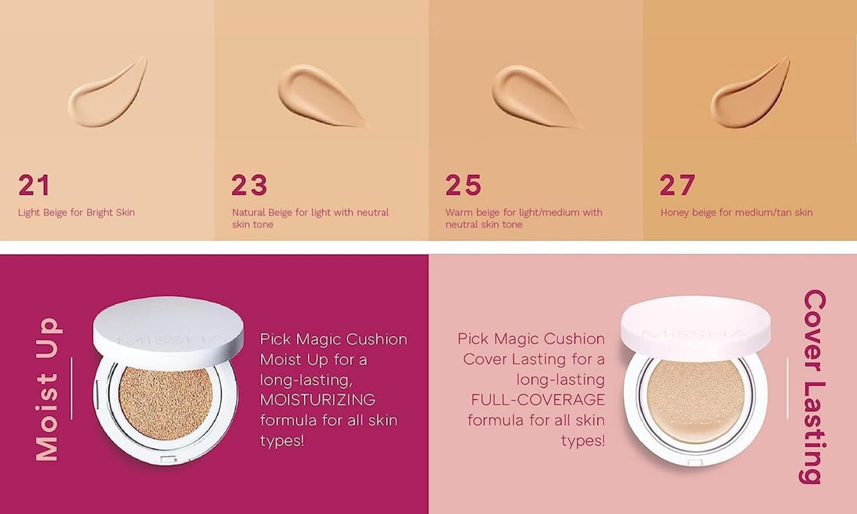 MISSHA Magic Cushion Foundation packaging details