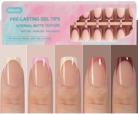 Misssix French Tip Press On Nails 160pcs in packaging
