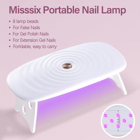 Misssix nail tips displayed in various sizes