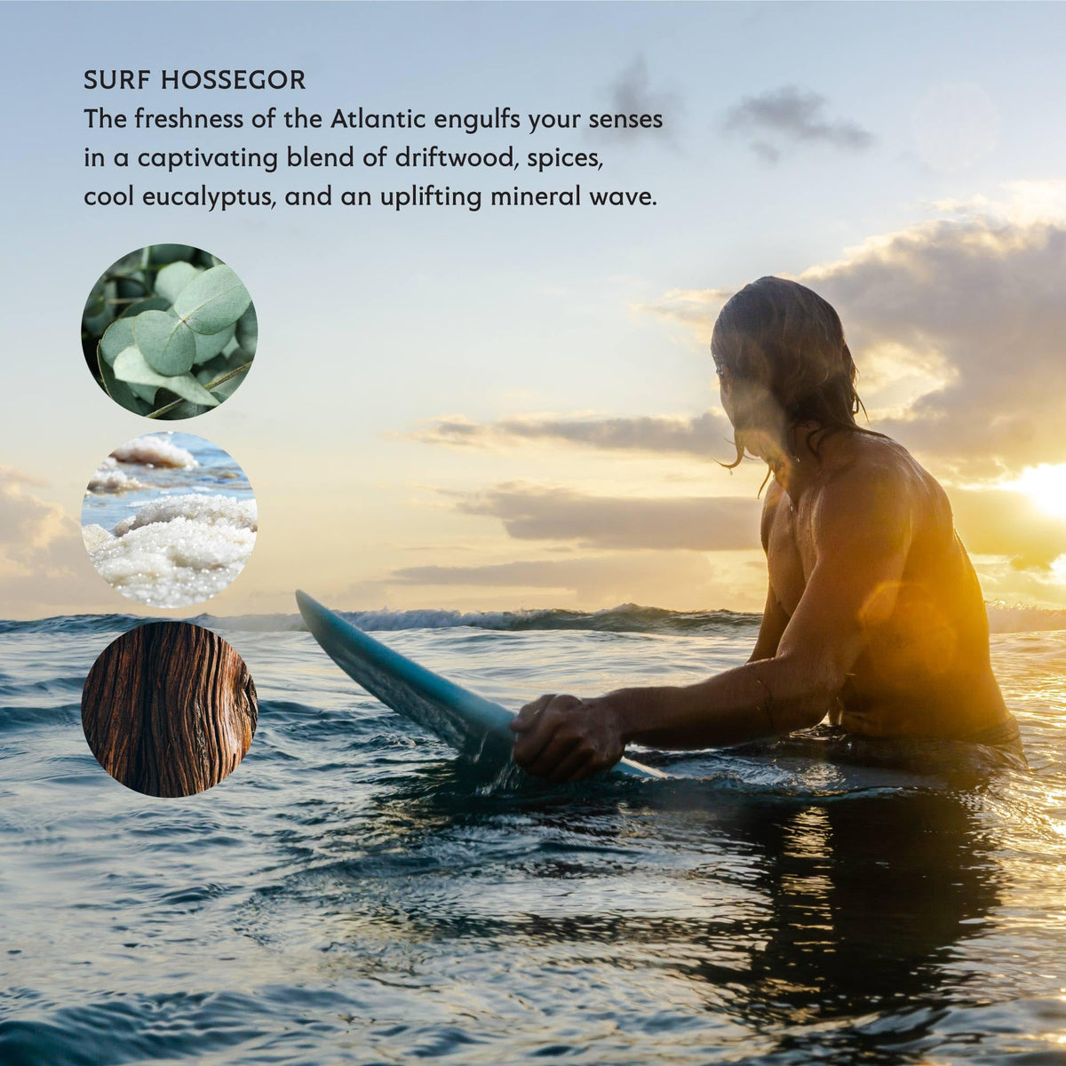 Mistral Surf Hossegor Soap on a Rope in shower setting