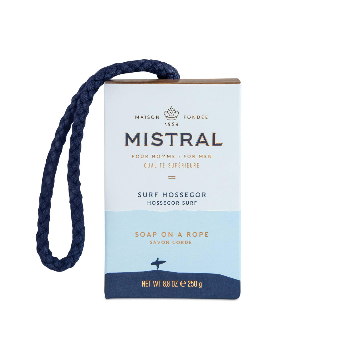Mistral Surf Hossegor Soap on a Rope packaging