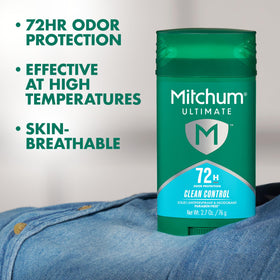 Mitchum 72H Odor Protection Antiperspirant Deodorant back view