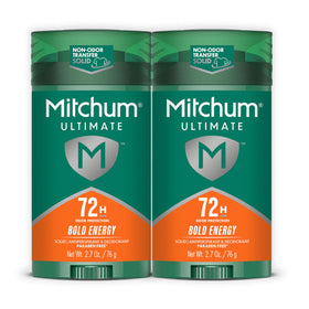 Mitchum 72H Odor Protection Antiperspirant Deodorant Bold Energy front view