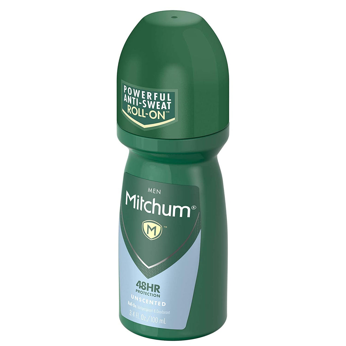 Mitchum Anti-Perspirant & Deodorant Roll-On packaging details