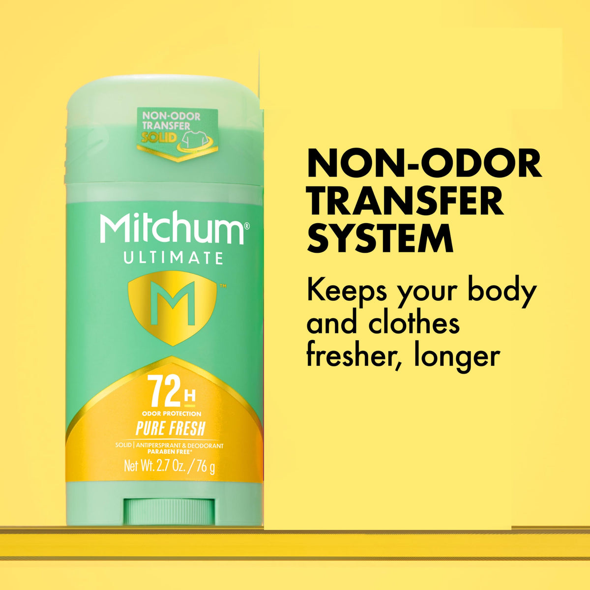 Mitchum Women Antiperspirant Deodorant 72H Protection side view