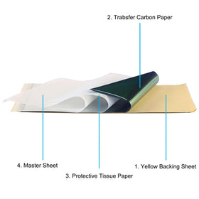 Miuxia Tattoo Transfer Paper stack with packaging